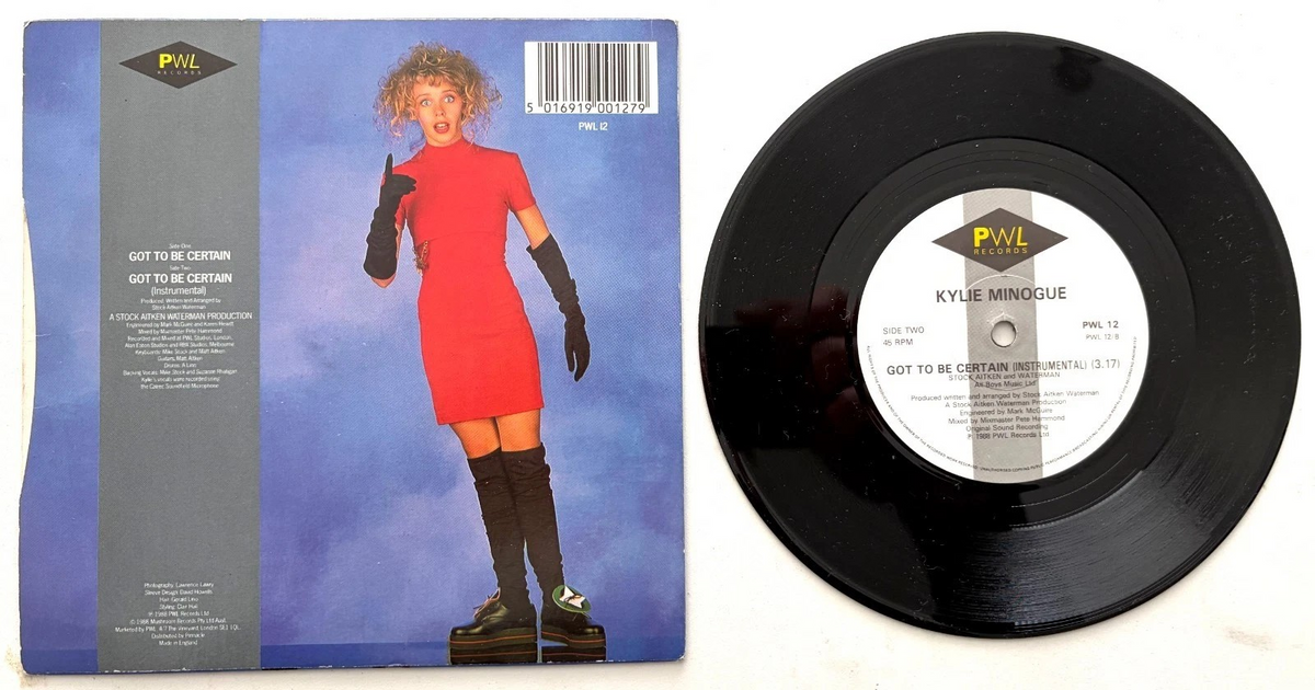 Kylie Minogue - Got To Be Certain - 7" Vinyl Single (1988)