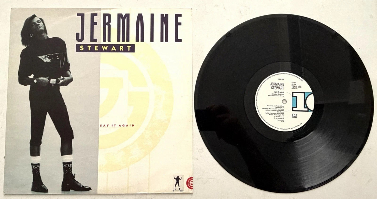 Jermaine Stewart - Say It Again - 12" Vinyl Single (1987)