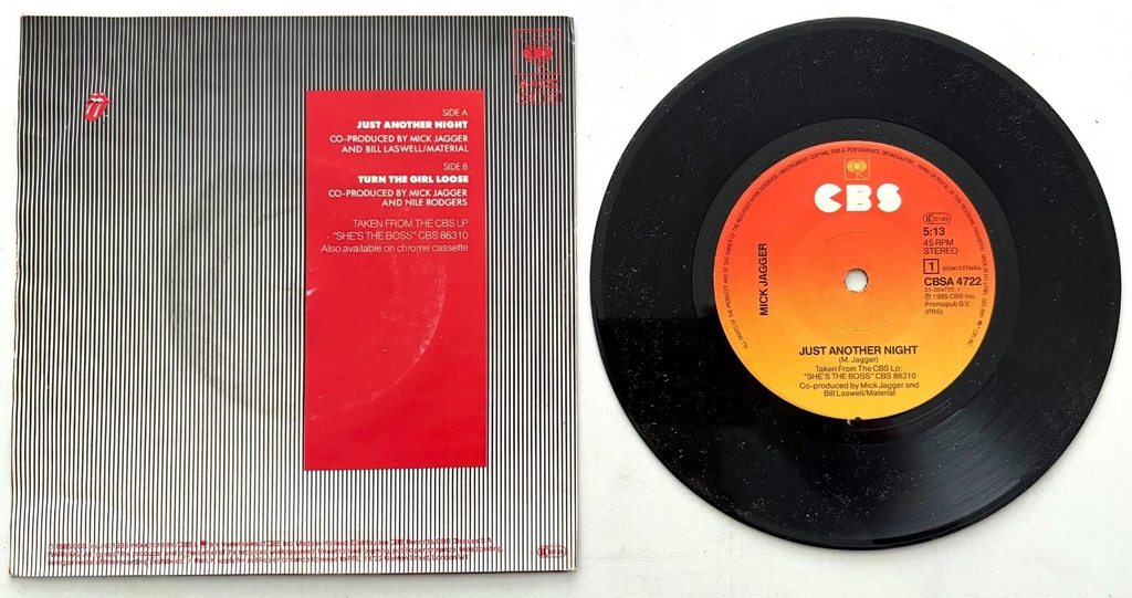 Mick Jagger - Just Another Night - 7" Vinyl Single (1985)