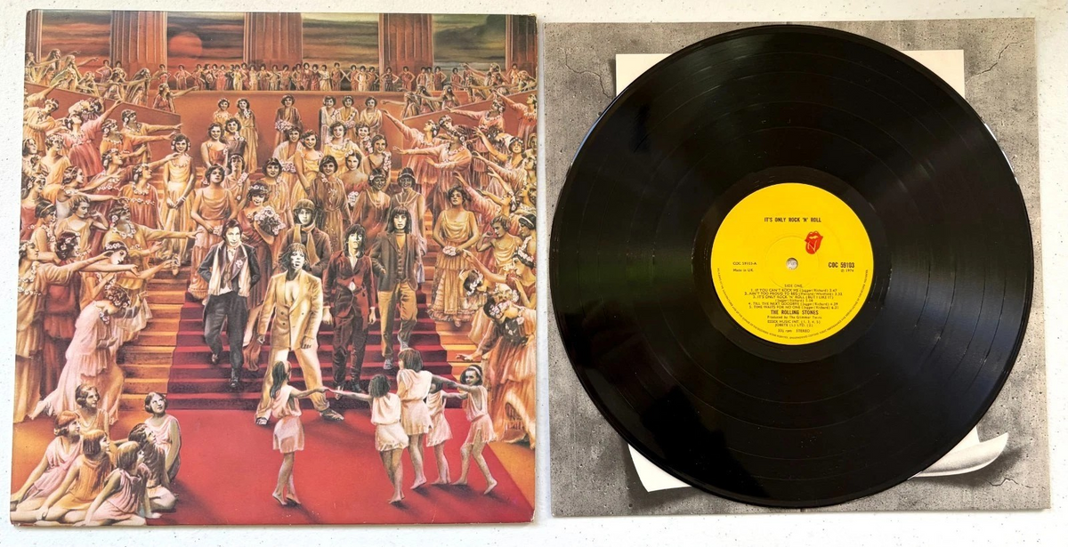 Rolling Stones - It's Only Rock 'N' Roll - LP 12" Vinyl Album (1974)
