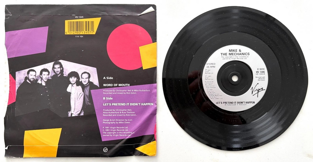 Mike & The Mechanics - Word Of Mouth - 7" Vinyl Single (1991)
