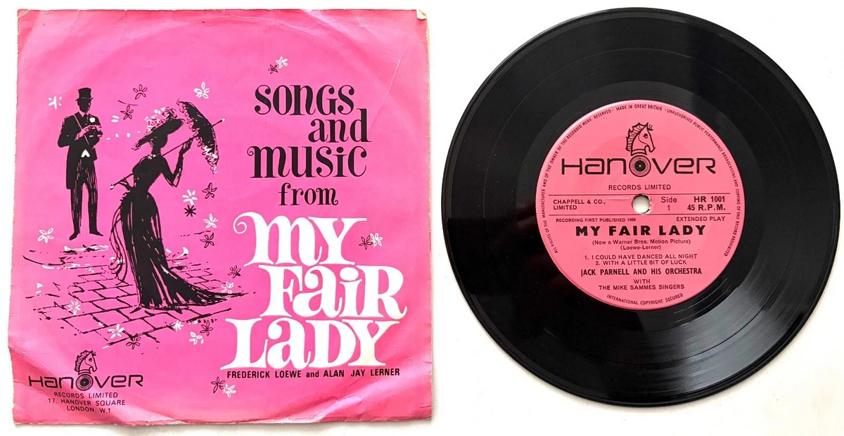 Jack Parnell & His Orchestra with The Mike Sammes Singer, My Fair Lady, 7" Vinyl