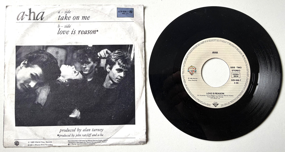 A-Ha - Take On Me - 7" Vinyl Single (1985)