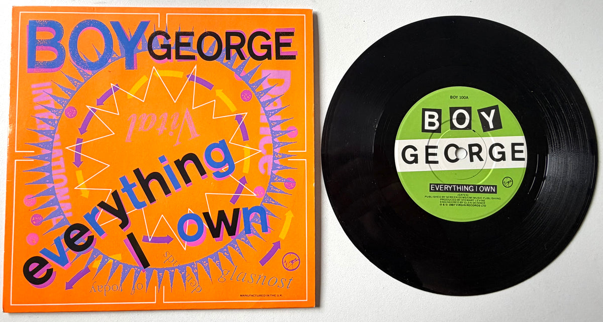 Boy George - Everything I Own/Use Me - 7" Vinyl Single (1987)