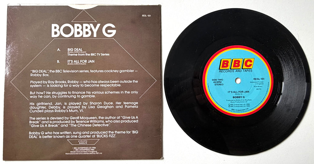 Bobby G - Big Deal - 7" Vinyl Single (1984)