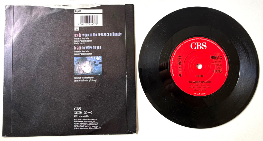 Alison Moyet - Weak In The Presence Of Beauty - 7" Vinyl Single (1987)