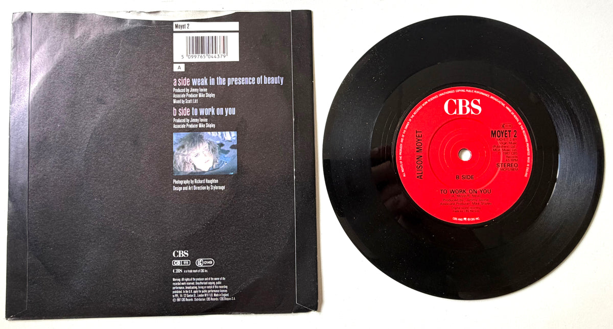 Alison Moyet - Weak In The Presence Of Beauty - 7" Vinyl Single (1987)