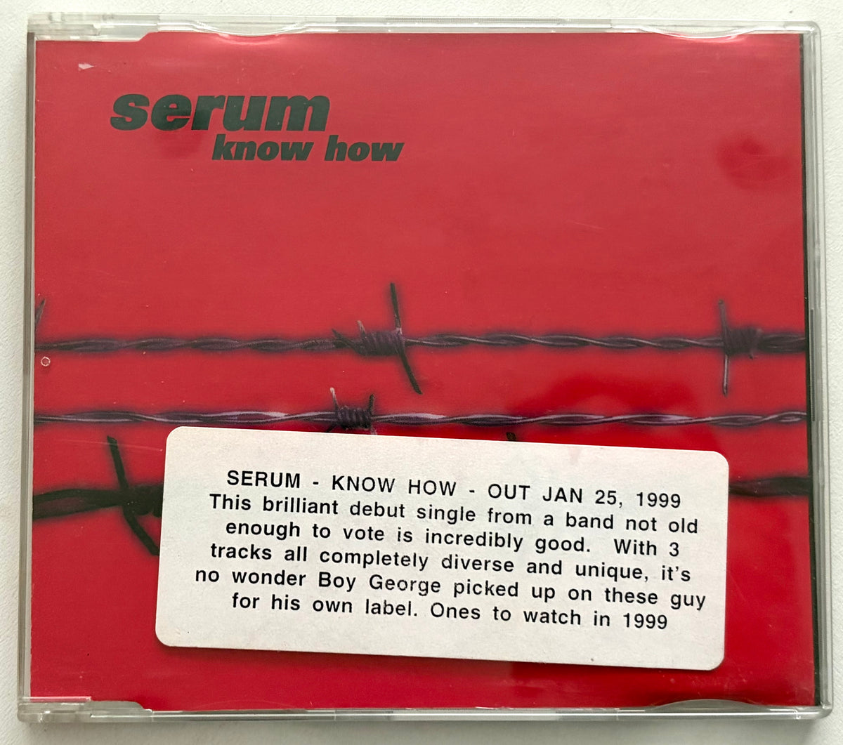 Serum - Know How - CD Single (1999)