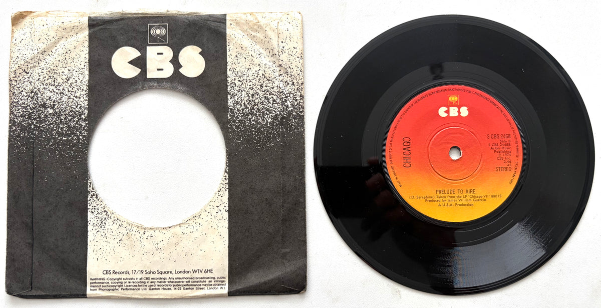 Chicago - Call On Me - 7" Vinyl Single (1974)