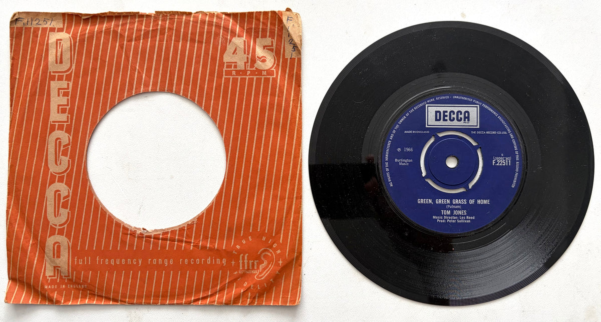 Tom Jones - Green, Green Grass Of Home - 7" Vinyl Single (1966)