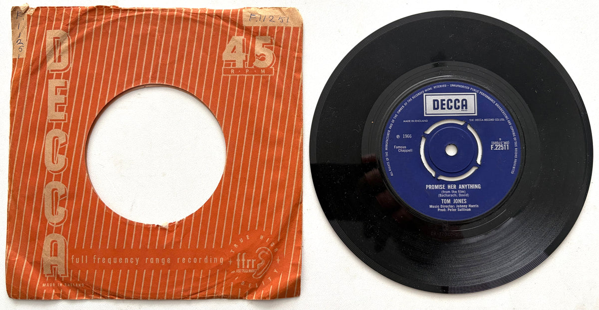 Tom Jones - Green, Green Grass Of Home - 7" Vinyl Single (1966)