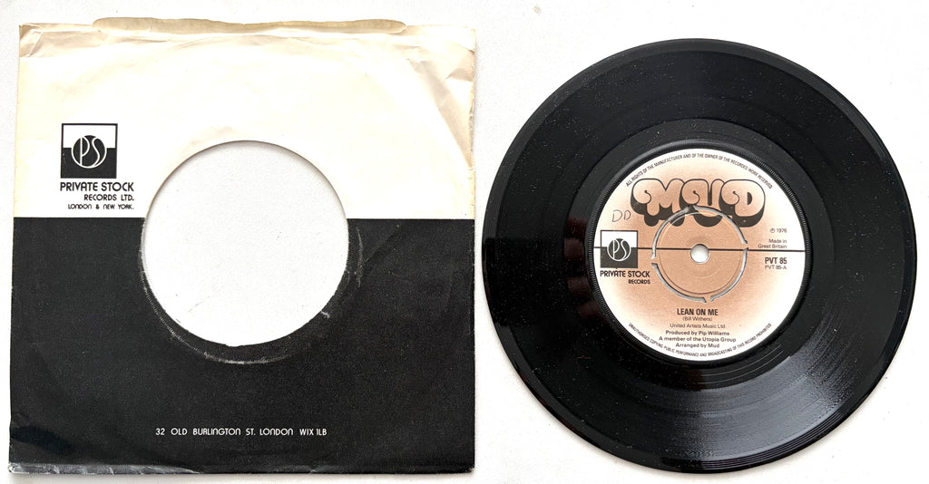 Mud - Lean On Me - 7" Vinyl Single (1976)