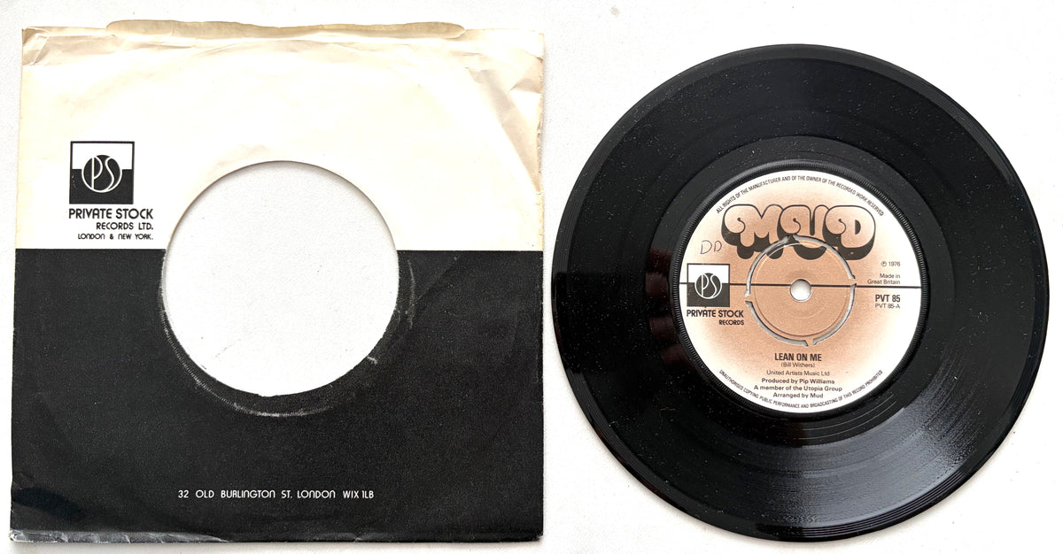 Mud - Lean On Me - 7" Vinyl Single (1976)