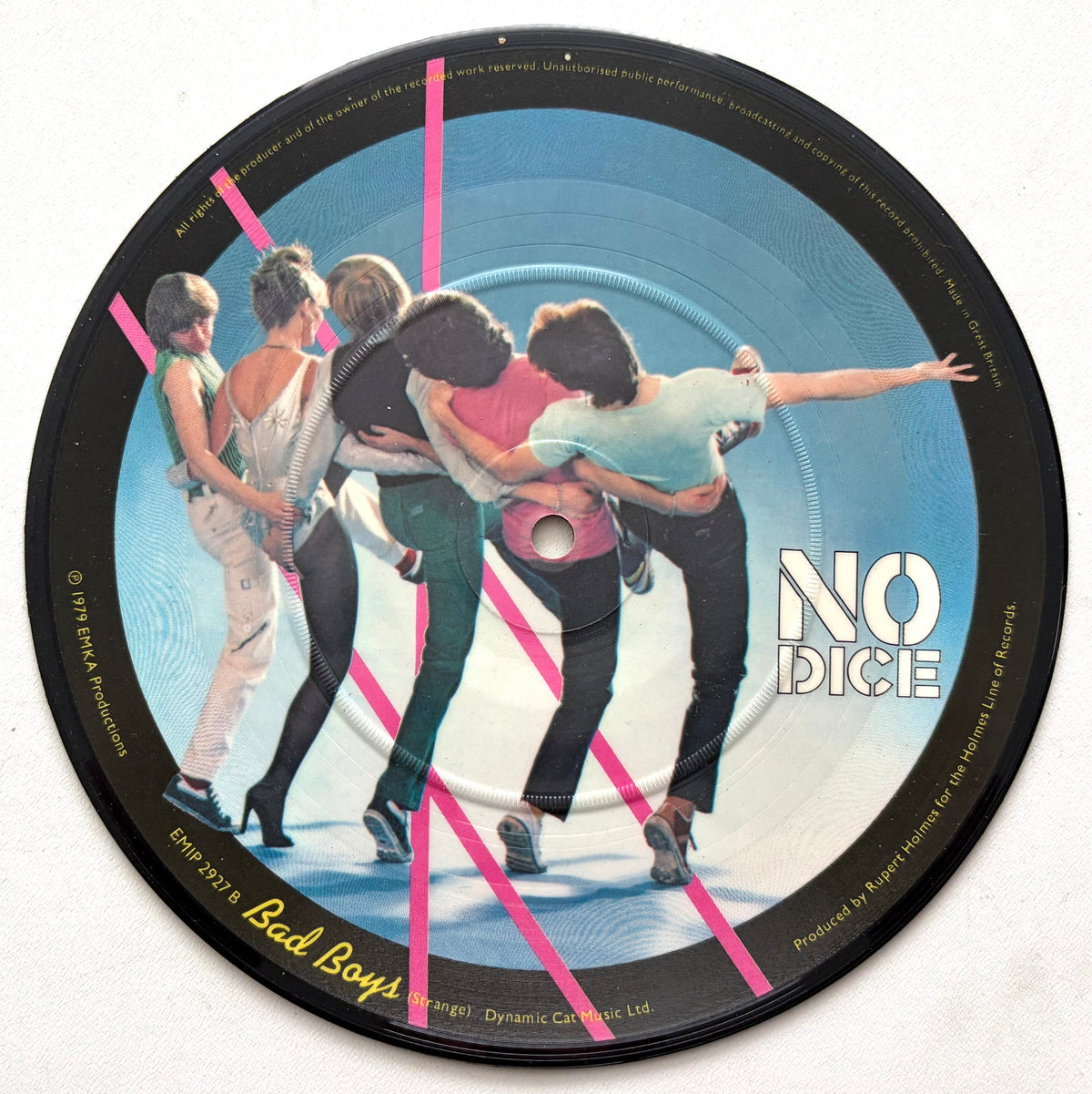 No Dice - Come Dancing - 7" Picture Disc Vinyl Single (1979)