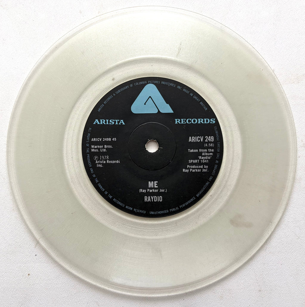 Raydio - You Can't Change That - 7" Clear Vinyl Single (1979)