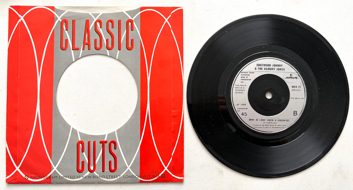Southside Johnny & The Ashbury Jukes - On The Beach - 7" Vinyl Single (1980)