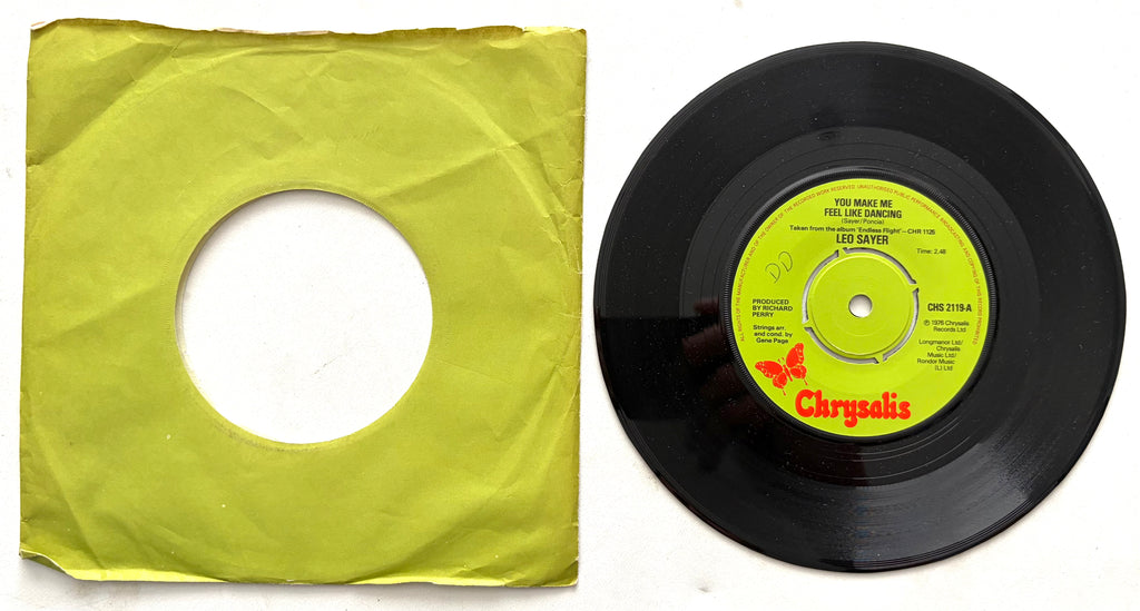 Leo Sayer - You Make Me Feel Like Dancing - 7" Vinyl Single (1976)