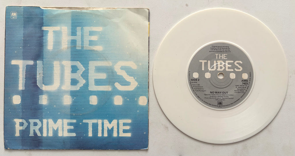 The Tubes - Prime Time - 7" White Vinyl Single, AMS7423 (1979)