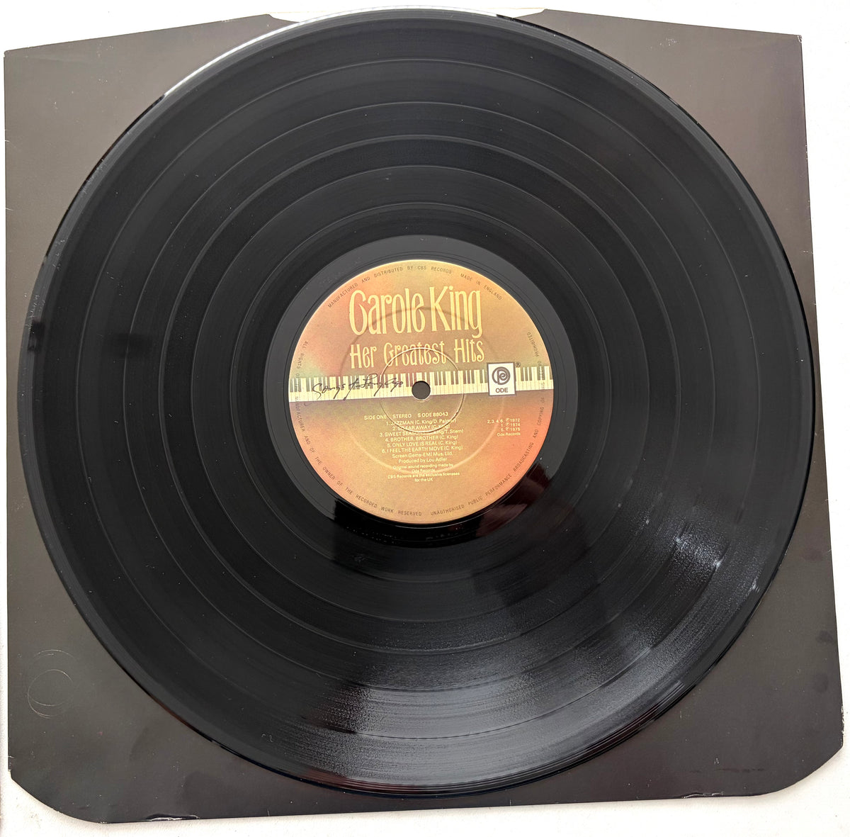Carole King - Her Greatest Hits - LP 12" Vinyl (1978)
