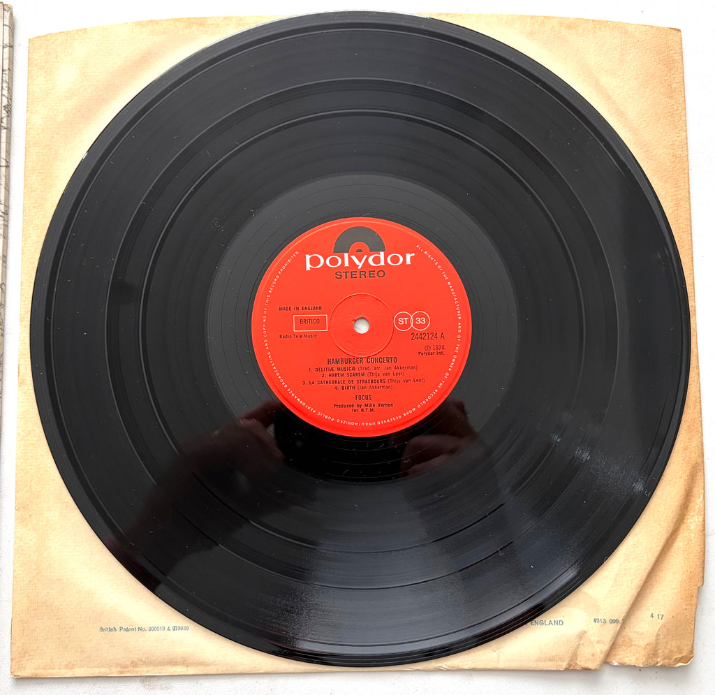 Focus - Hamburger Concerto - LP 12" Vinyl (1974)