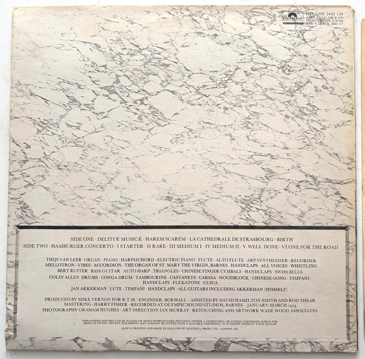 Focus - Hamburger Concerto - LP 12" Vinyl (1974)