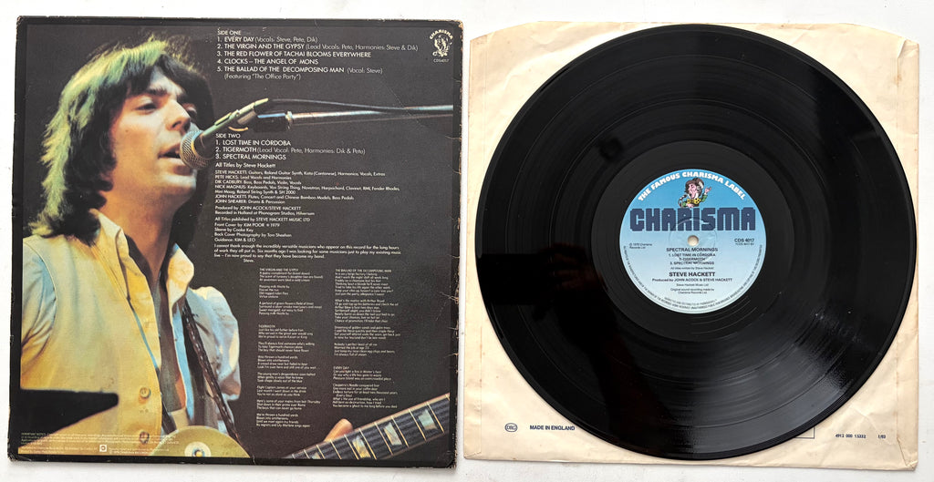 Steve Hackett - Spectral Mornings - LP 12" Vinyl (1979)