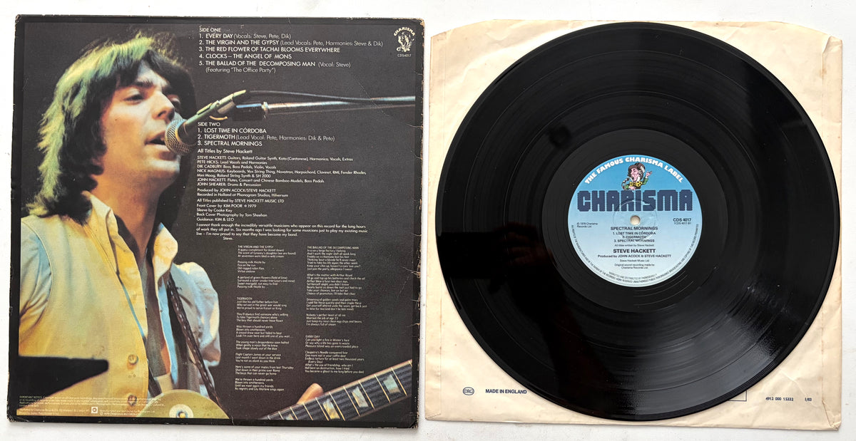 Steve Hackett - Spectral Mornings - LP 12" Vinyl (1979)