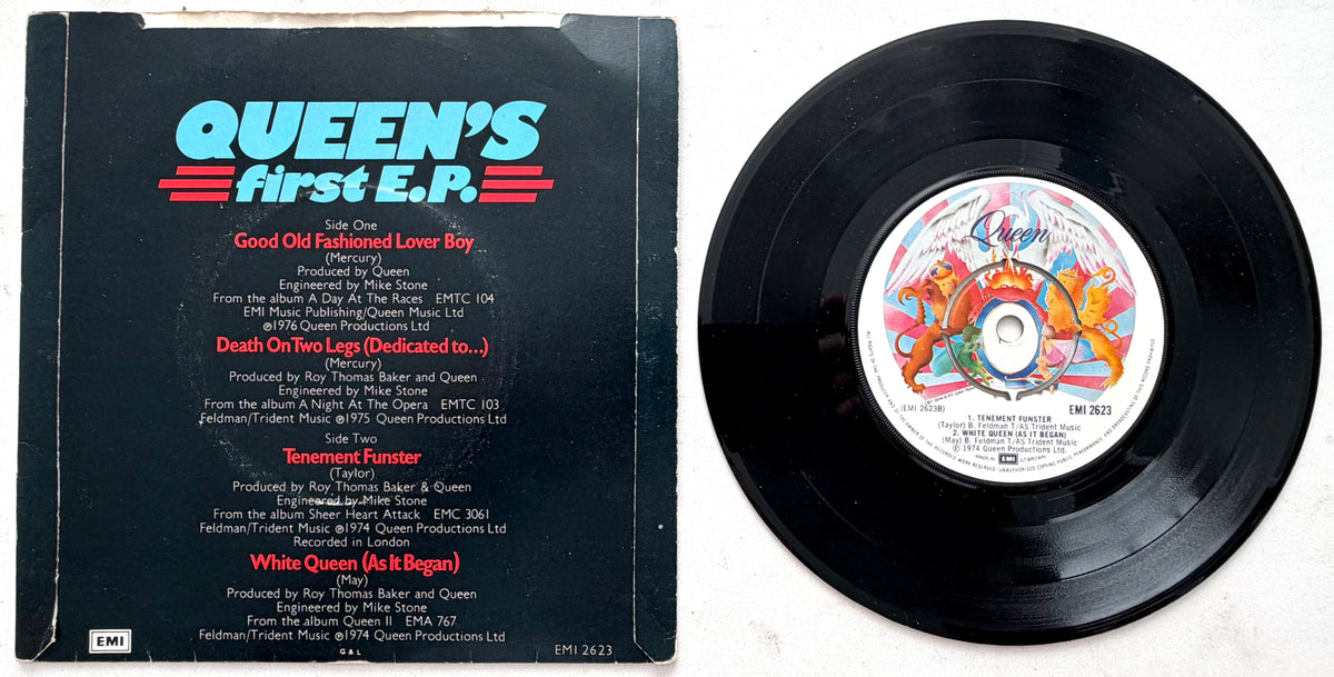 Queen - Queen's First EP - 7" Vinyl Single (1976)