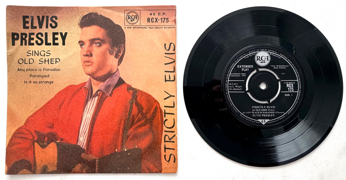 Elvis Presley - Strictly Elvis - 7" Vinyl EP (1959)