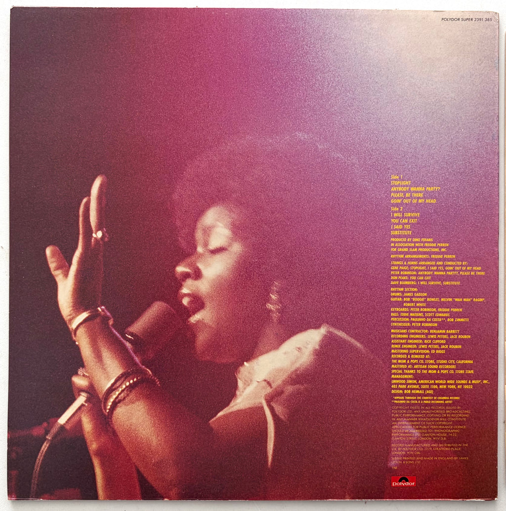 Gloria Gaynor - Love Tracks - LP 12" Vinyl Album (1978)