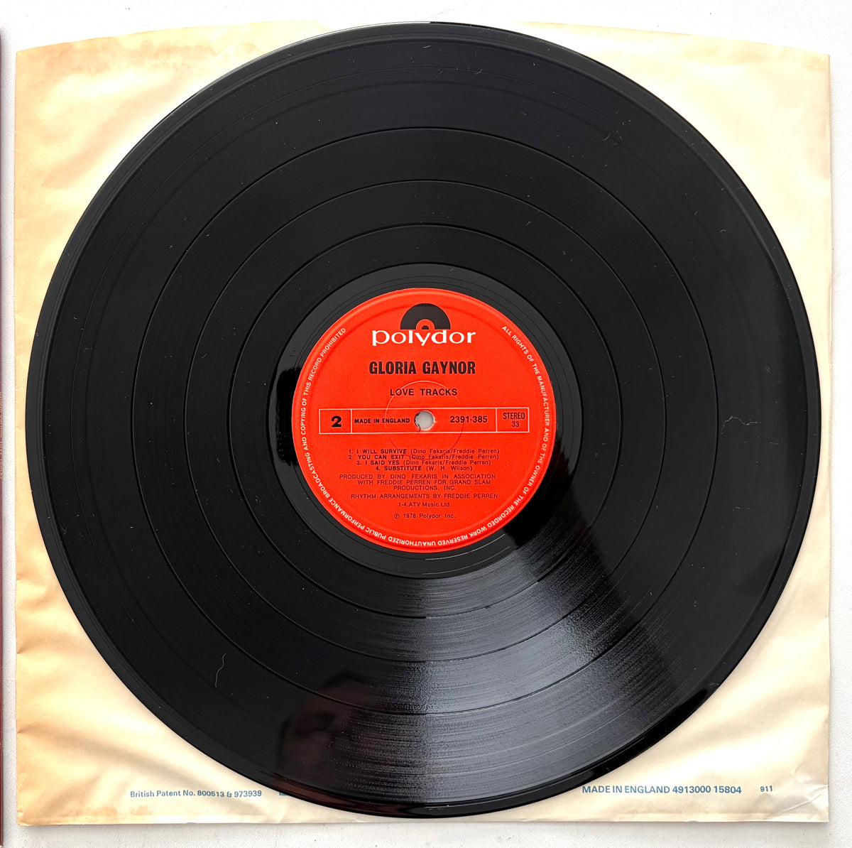 Gloria Gaynor - Love Tracks - LP 12" Vinyl Album (1978)