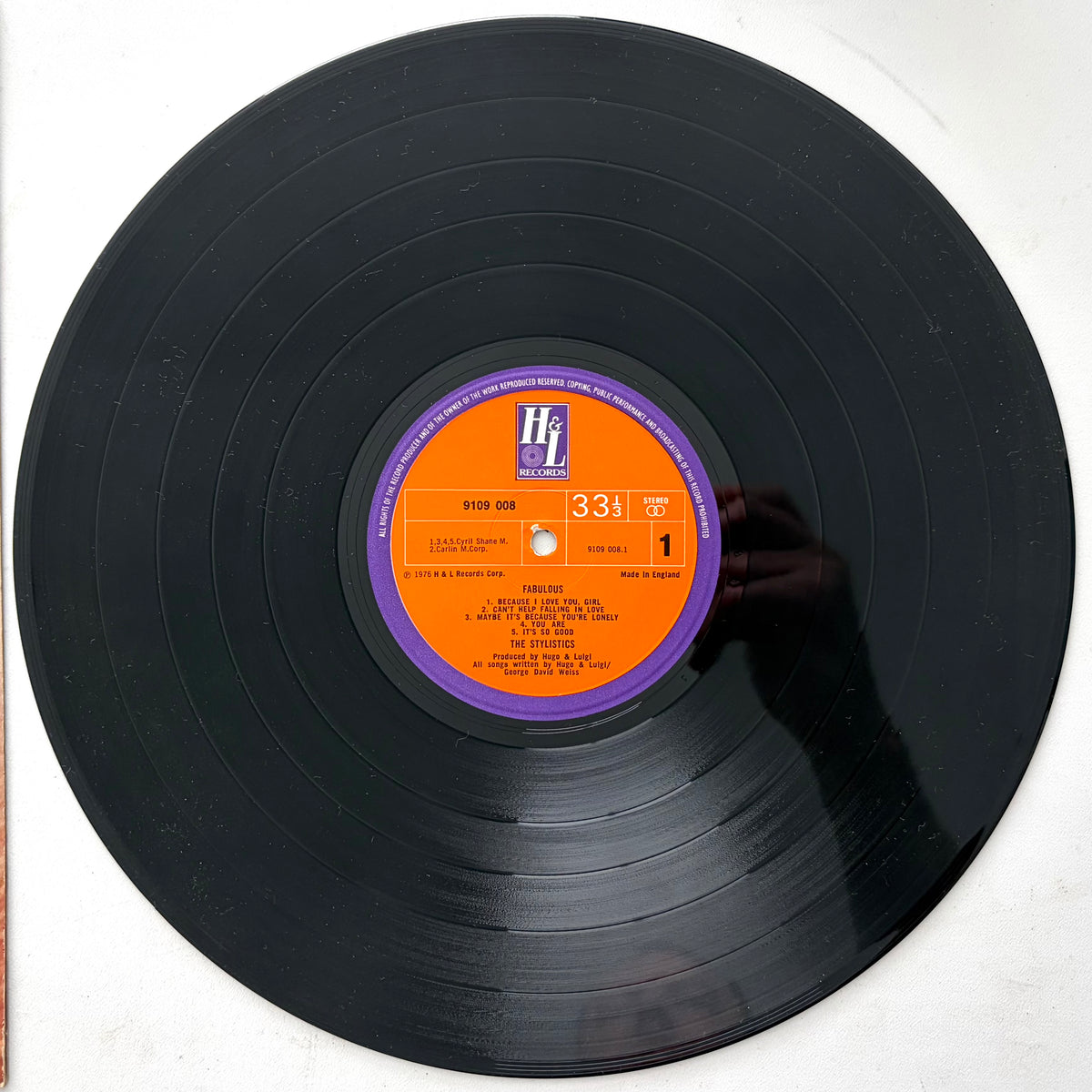 The Stylistics - Fabulous - LP 12" Vinyl Album (1976)