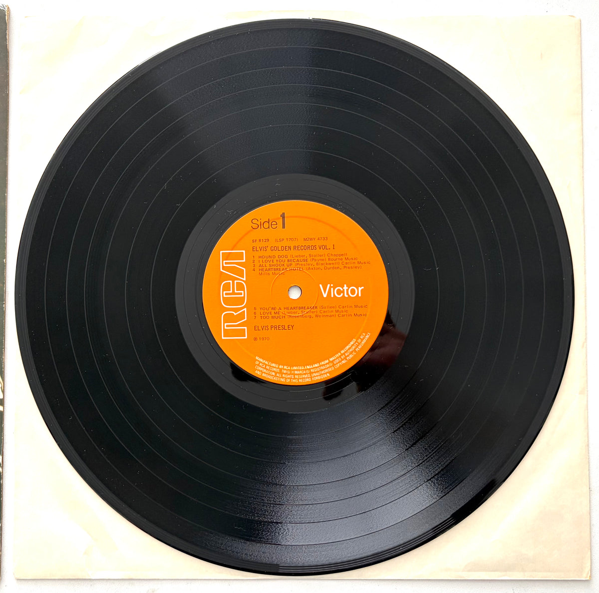 Elvis Presley - Elvis' Golden Records Vol.1 - LP 12" Vinyl Album (1970)