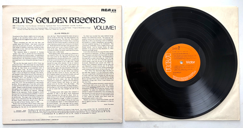 Elvis Presley - Elvis' Golden Records Vol.1 - LP 12" Vinyl Album (1970)