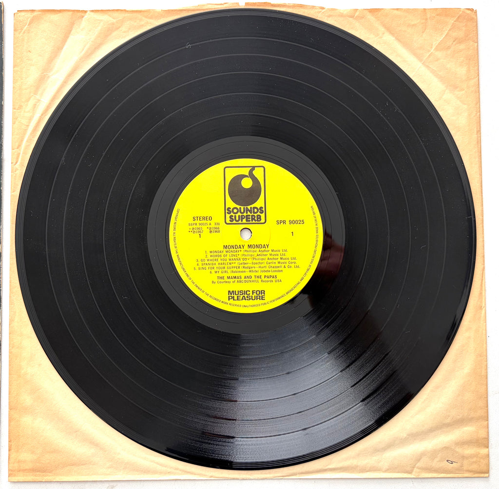 The Mamas And The Papas - Monday Monday - LP 12" Vinyl Album (1968)