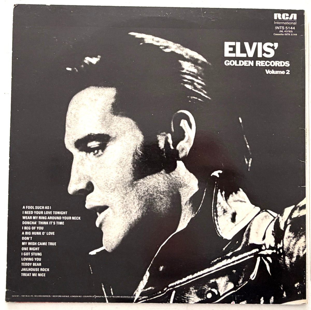 Elvis Presley - Elvis Golden Records, Vol.2 - LP 12" Vinyl Album (1981)