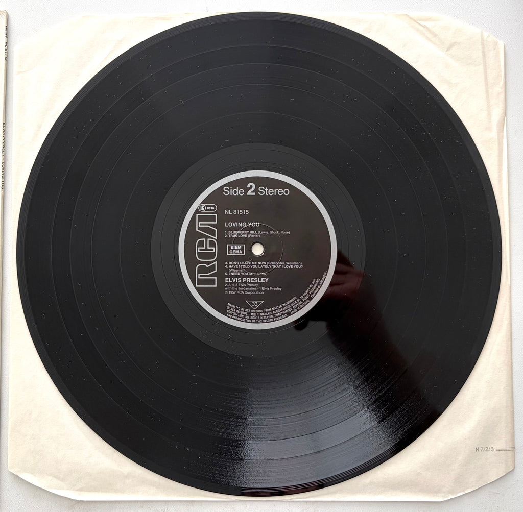 Elvis Presley - Loving You - LP 12" Vinyl Album (1983)