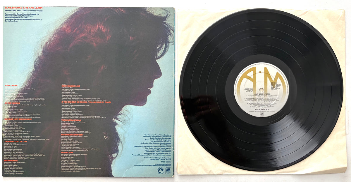 Elkie Brooks - Live And Learn - LP 12" Vinyl Album (1979)