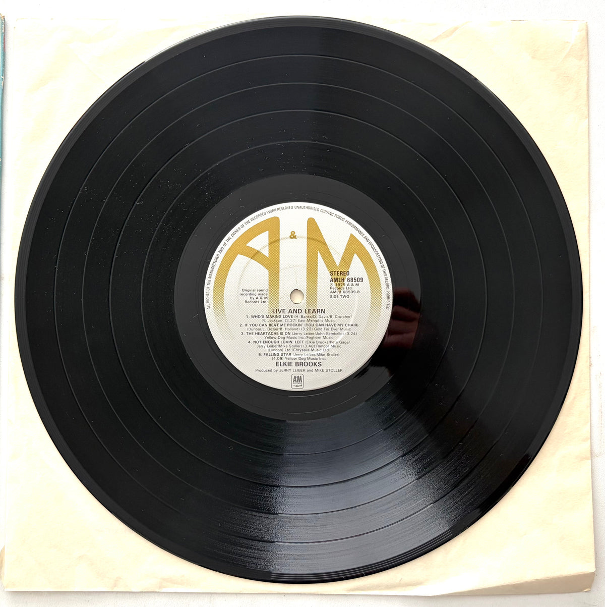 Elkie Brooks - Live And Learn - LP 12" Vinyl Album (1979)