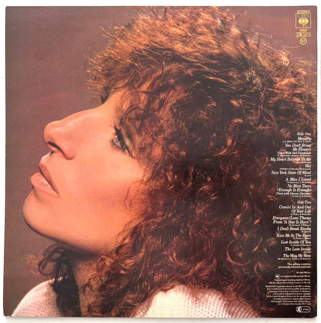 Barbra Streisand - Love Songs - LP 12" Vinyl Album (1981)