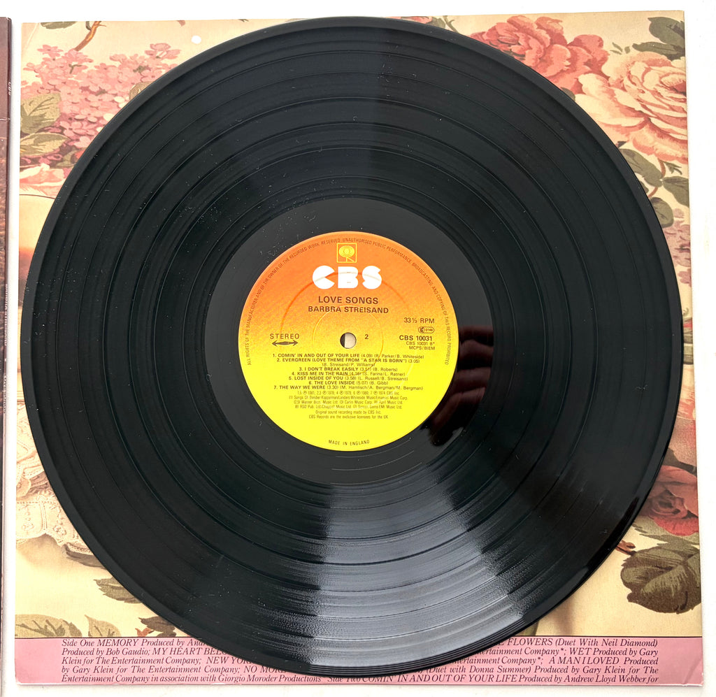 Barbra Streisand - Love Songs - LP 12" Vinyl Album (1981)