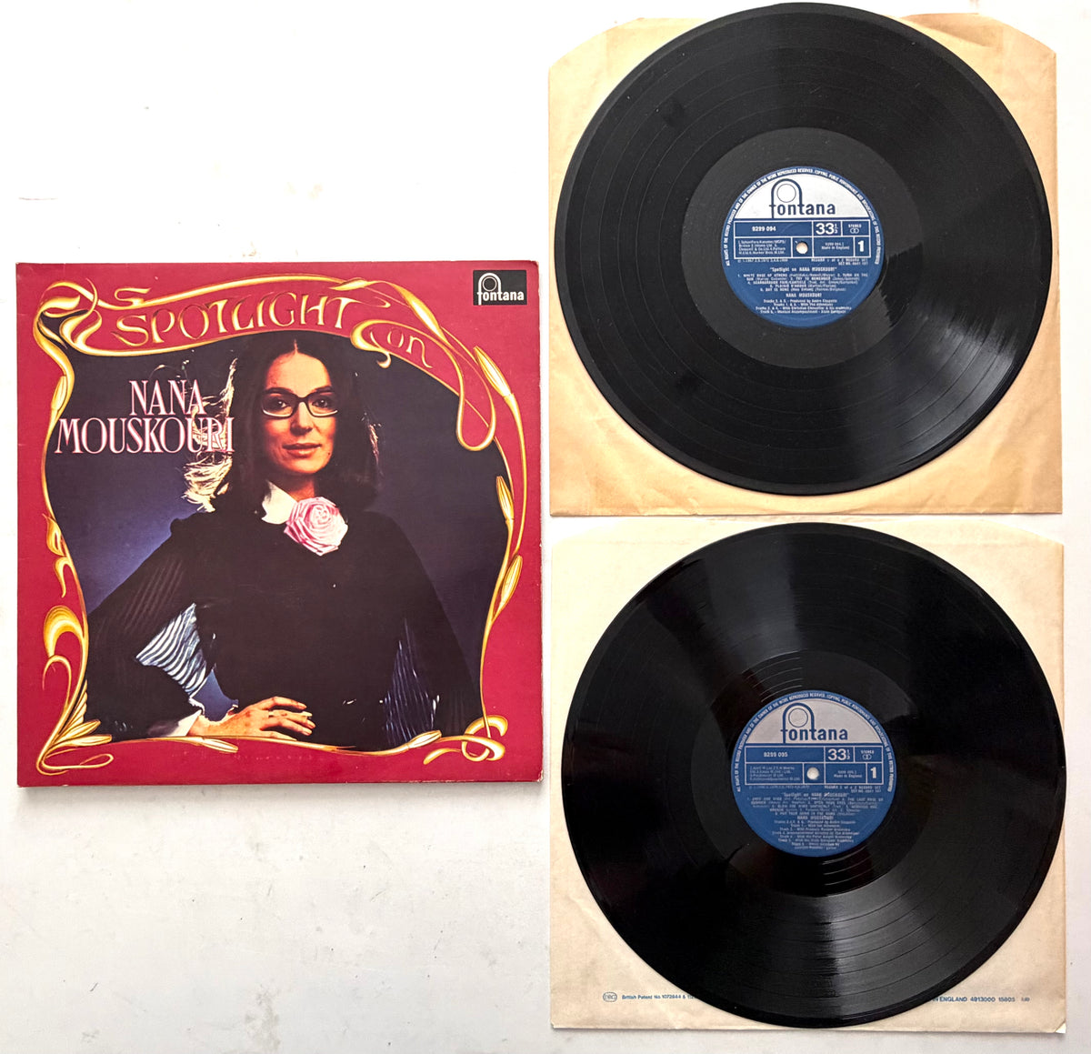 Nana Mouskouri - Spotlight On Nana Mouskouri - LP 12" Vinyl Album (1973)