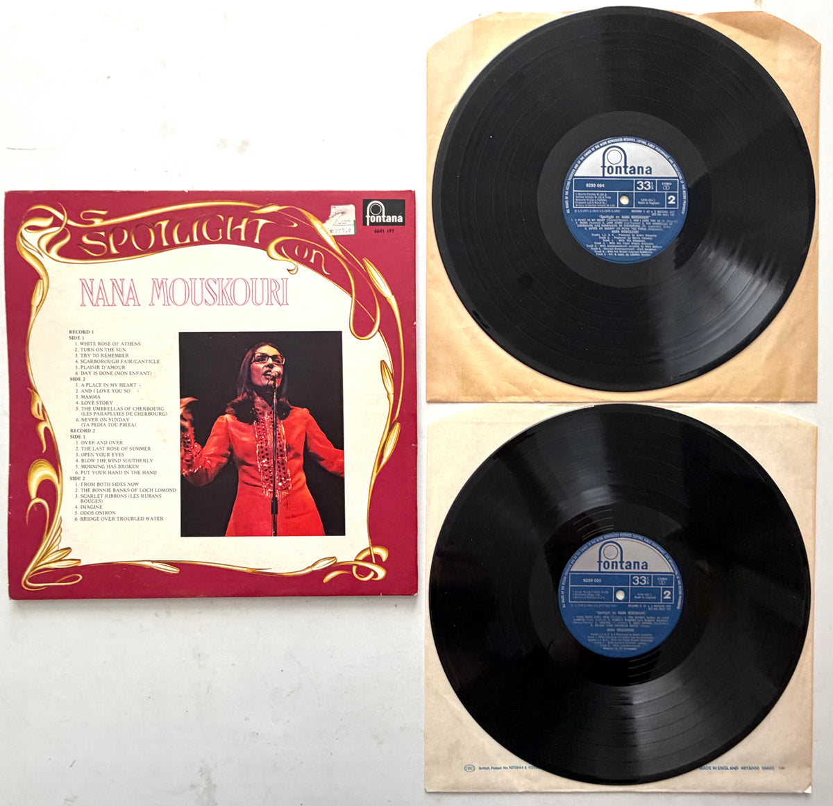 Nana Mouskouri - Spotlight On Nana Mouskouri - LP 12" Vinyl Album (1973)