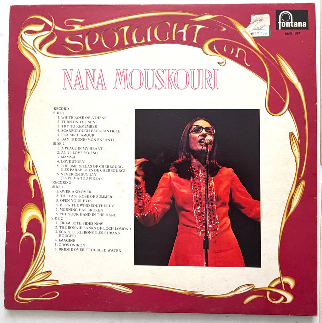 Nana Mouskouri - Spotlight On Nana Mouskouri - LP 12" Vinyl Album (1973)