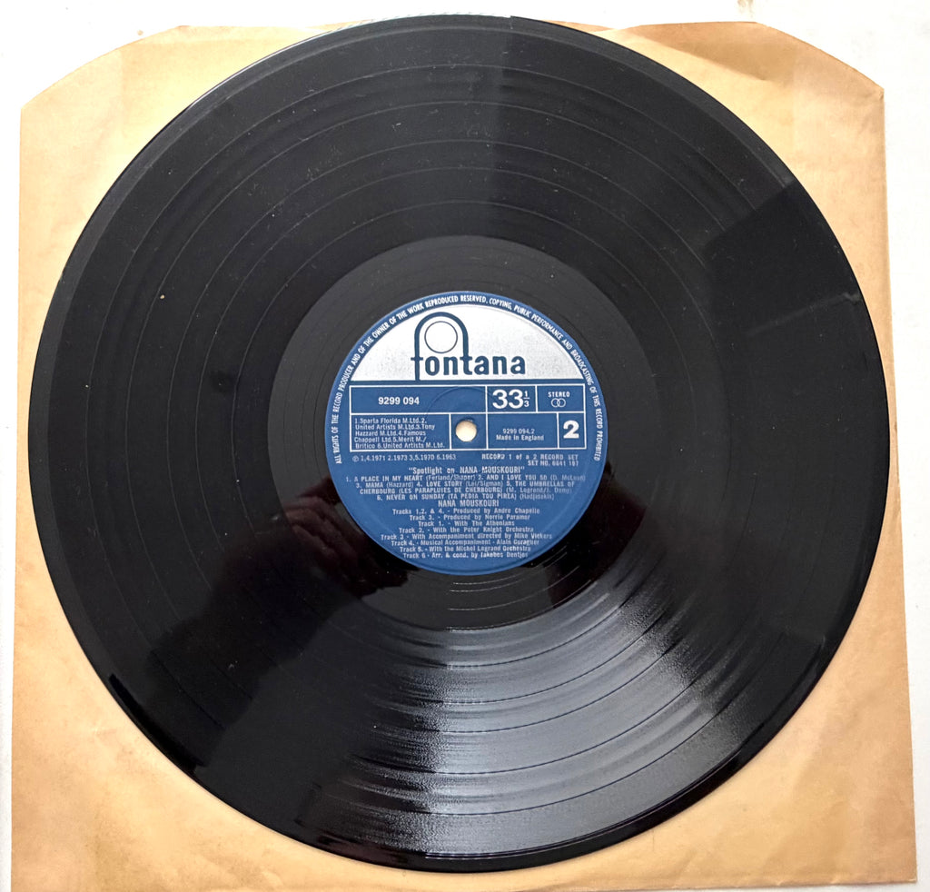 Nana Mouskouri - Spotlight On Nana Mouskouri - LP 12" Vinyl Album (1973)