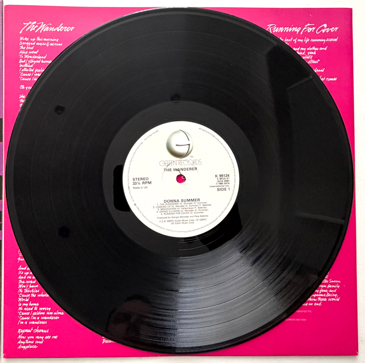 Donna Summer - The Wanderer - LP 12" Vinyl Album (1980)