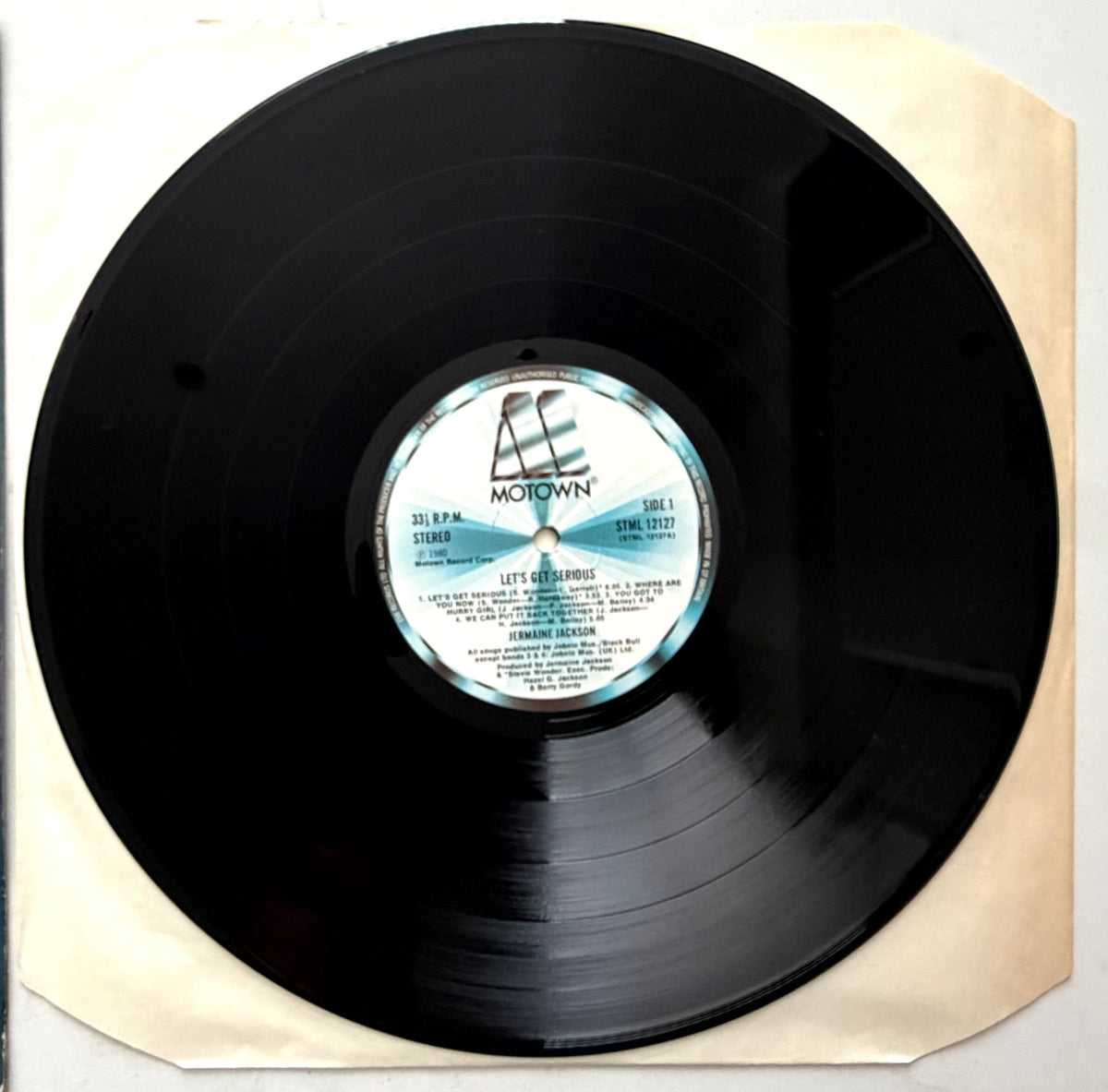 Jermaine Jackson - Let's Get Serious - LP 12" Vinyl Album (1980)