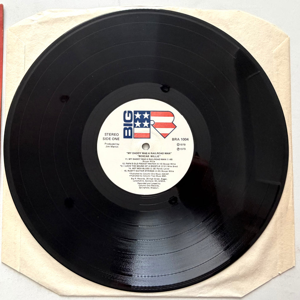 Boxcar Willie - My Daddy Was A Railroad Man - LP 12" Vinyl Album (1979)