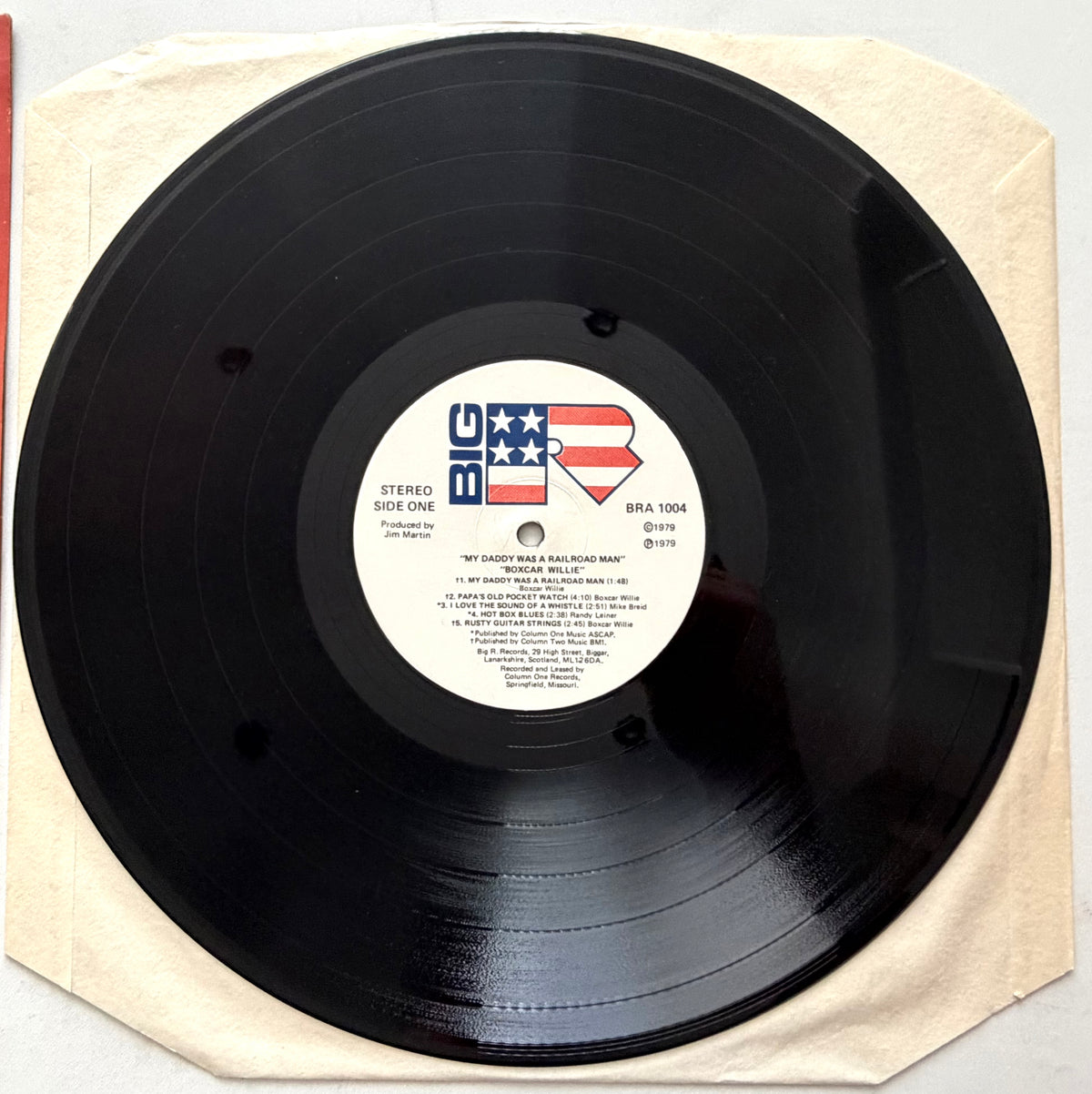Boxcar Willie - My Daddy Was A Railroad Man - LP 12" Vinyl Album (1979)