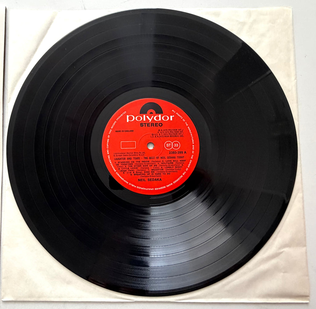 Neil Sedaka - Laughter And Tears - LP 12" Vinyl Album (1976)